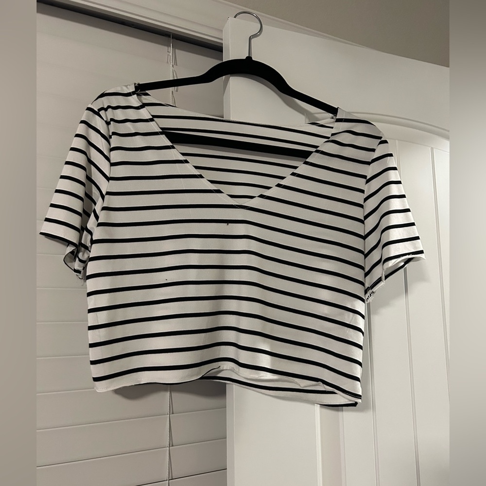 Stripped crop top